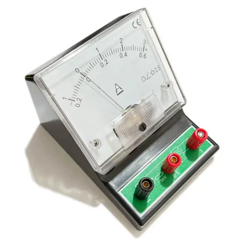 Physics Experiment Laboratory Use Electrical Circuit Analog DC Ammeter