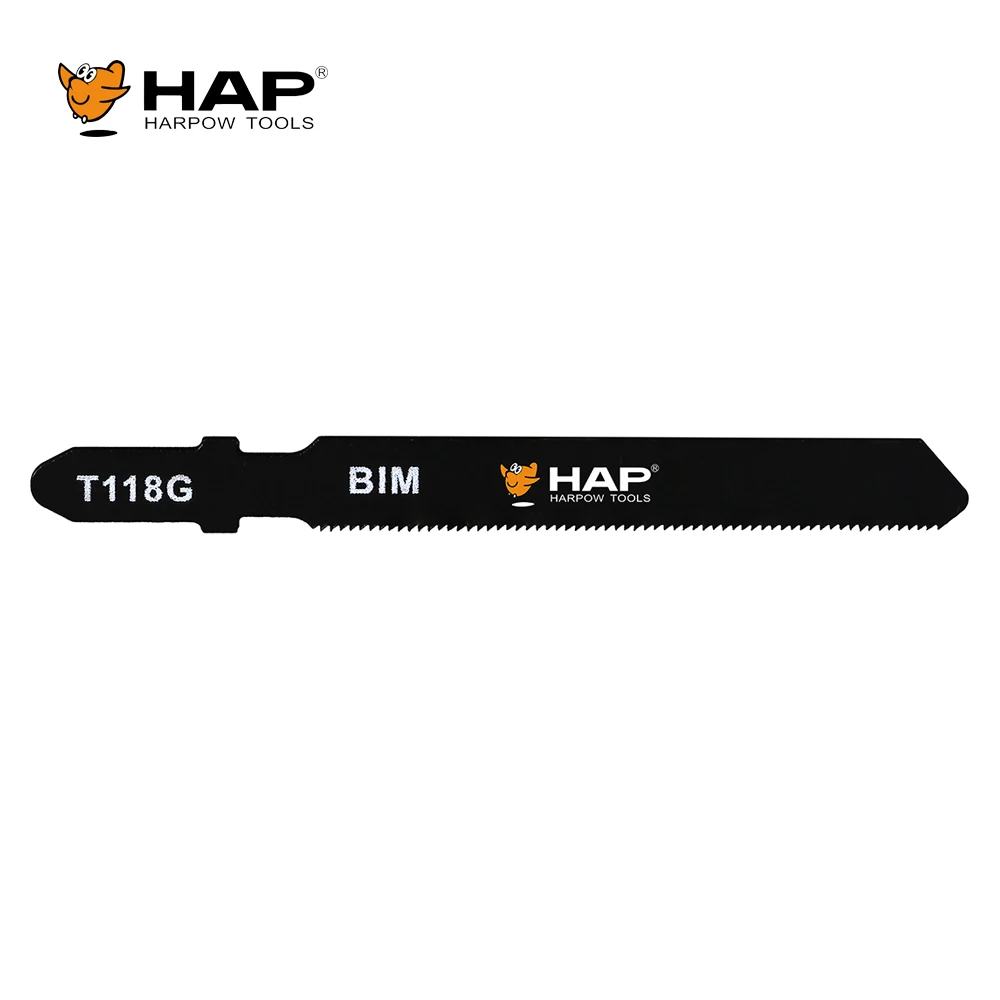 T118G Straight Cuts Sheet Metal Cutting Blade HSS 50mm 32TPI Jig Saw Blade Basic For Metal