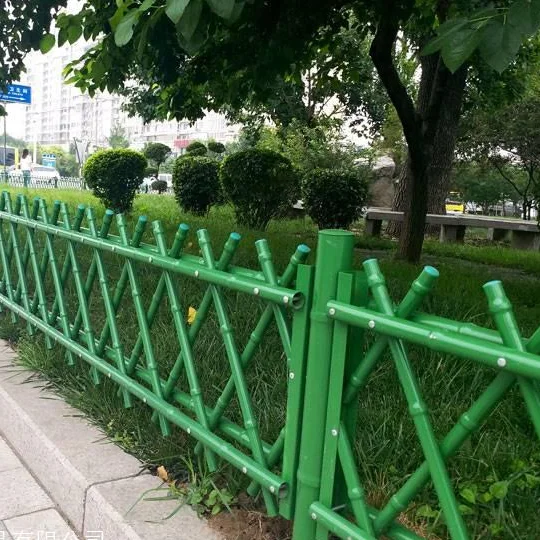 stainless steel garden fence, artificial bamboo fence