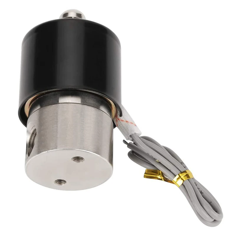 1/8 1/4 inch Port 2S025-08/06 2/2 Way Normally Closed Stainless Steel Miniature Water Solenoid Valve 12V 24V 110V 220V