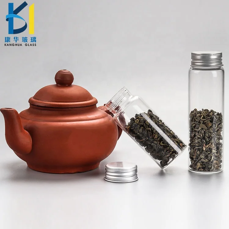 50ml 70ml Screw Cap Sample Test Glass Tube Bottle