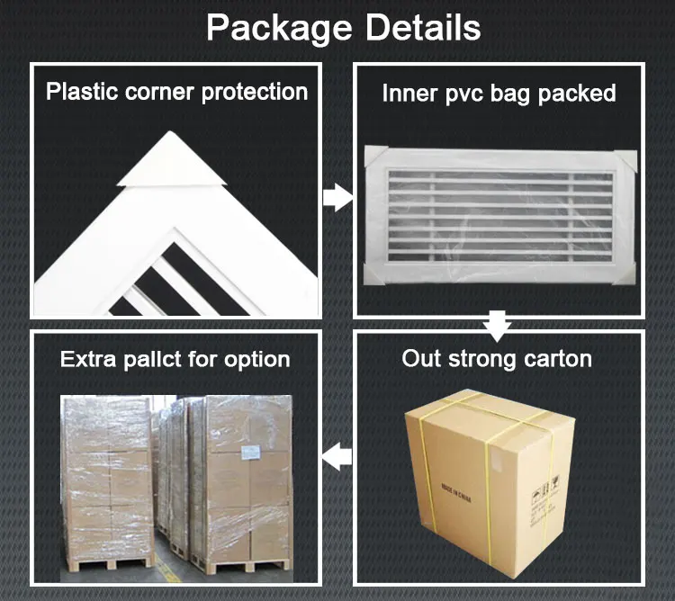 hvac air conditioning linear grilles diffusers aluminum linear bar air grille