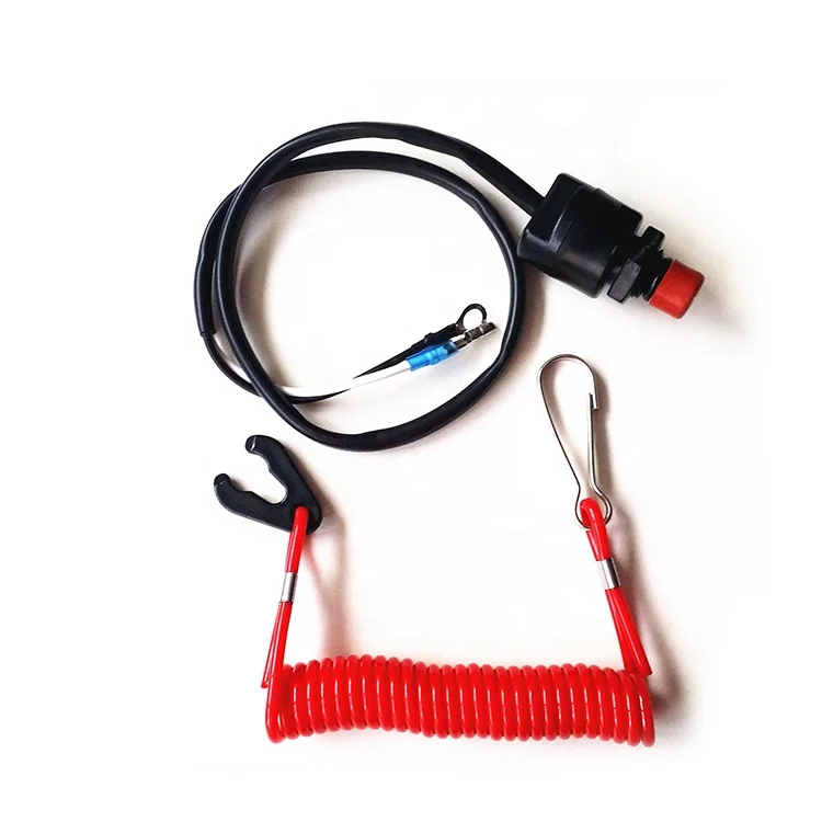 Лодочные двигатели 682-82556-00 65W-82575-00 6E9-82575-00 выключатель и страховочный трос ремешок для Yamaha / Tohatsu подвесной Eng