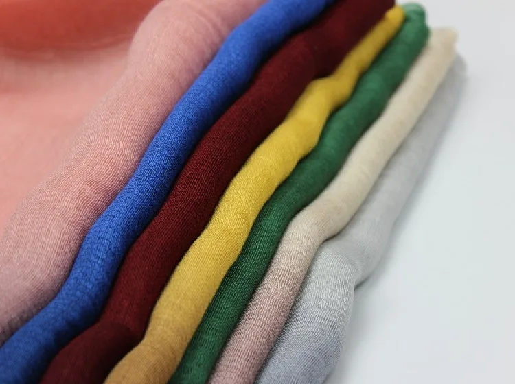 HEFT BOOOGE New Arrival Gradient Colors Silk Blend Long Scarf and Shawl for Women