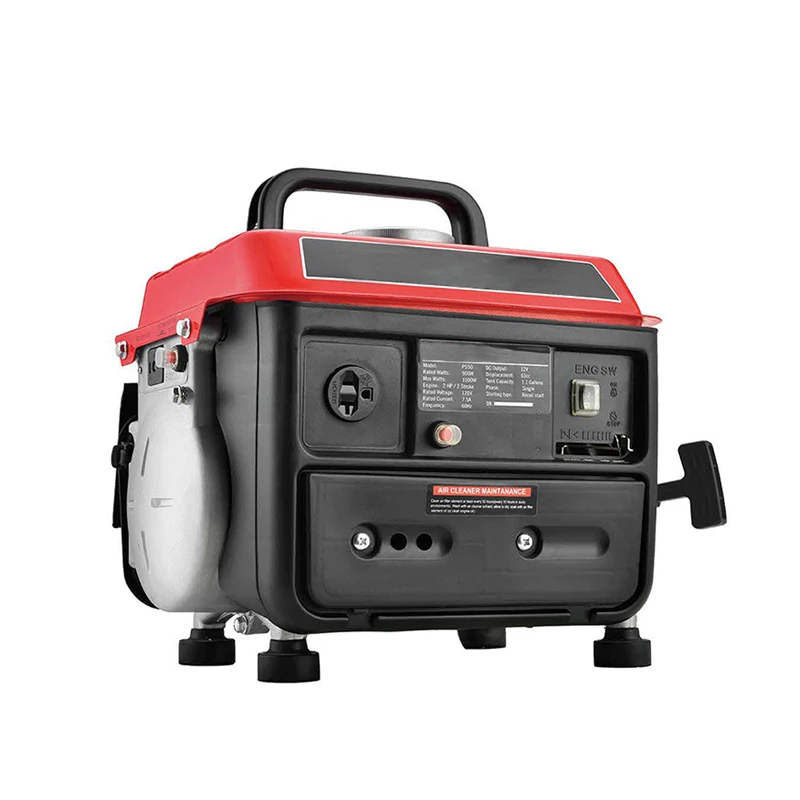 Hantechn Gasoline Generator Dc12v 1200watt Gasoline Power Generator Outdoor Portable 71cc Gasoline Generator