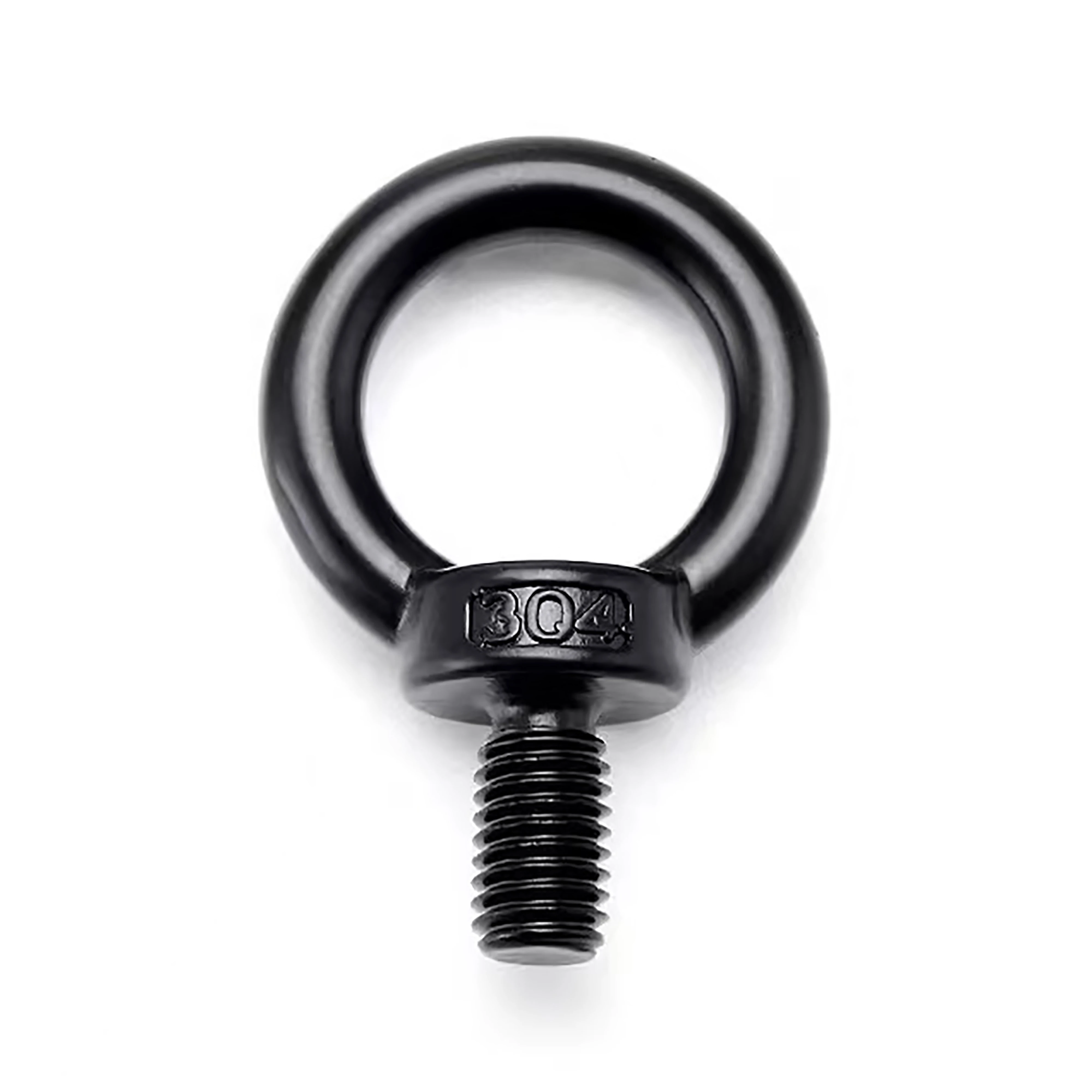 Black Swing Rod Lifting Eye Bolt Eyebolts High Quality Oem Din580 Galvanized Inox Ends M6 M8 M10 Zinc Plated Black Machinery DIN