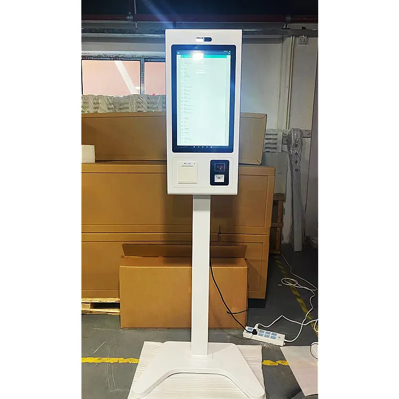Ультратонкий магазин быстрого питания хлебобулочных изделий принтер для распознавания лиц стол подставка заказа киоск самообслуживания