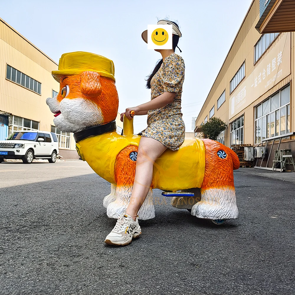 Shopping Mall Scooter Dinosaur Rides for Kids Ride on Dinosaur for Amusement Park