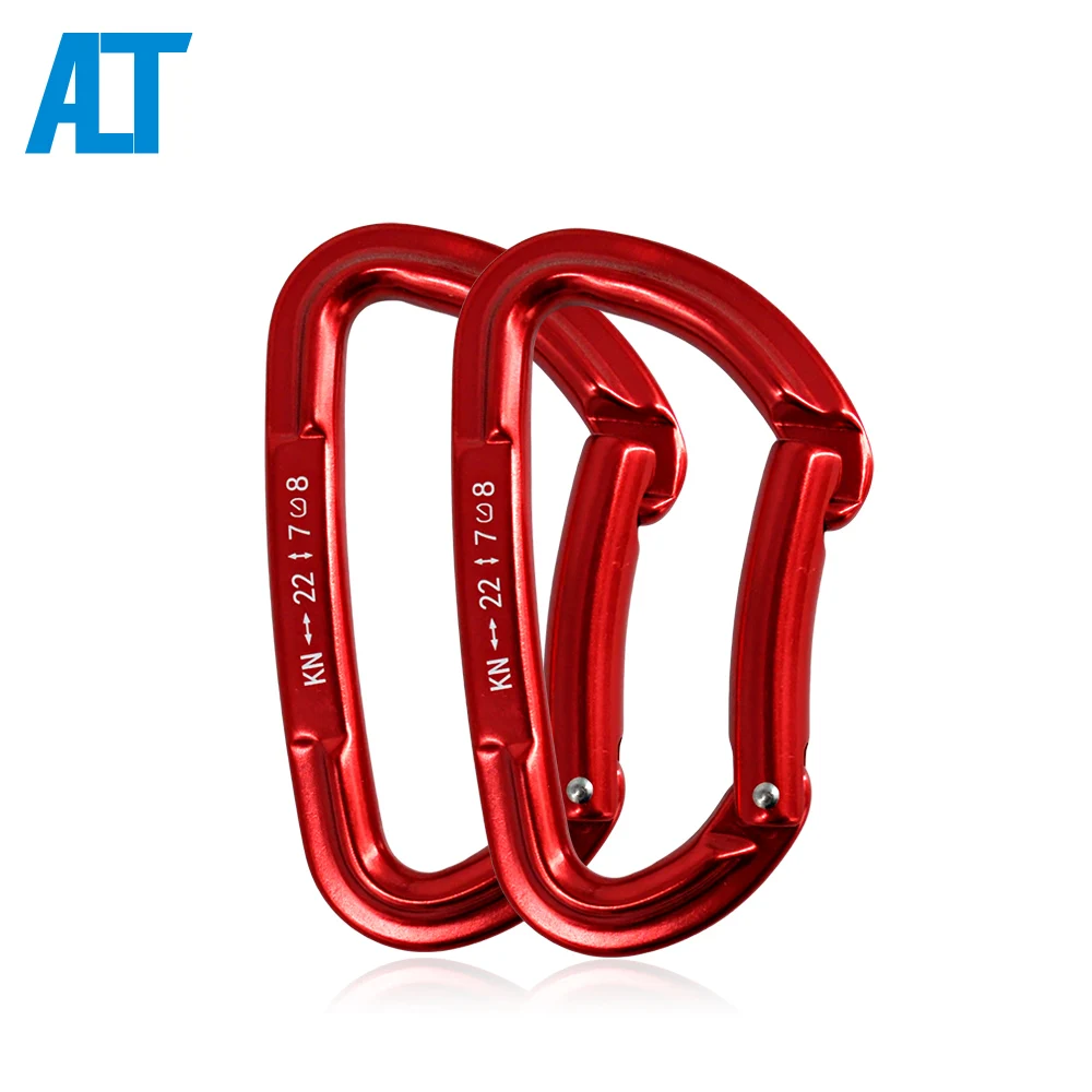 
22KN кемпинг карабин флеш-накопитель usb традиционной формы по пеший туризм гамак блокировки алюминиевый Открытый Карабин 