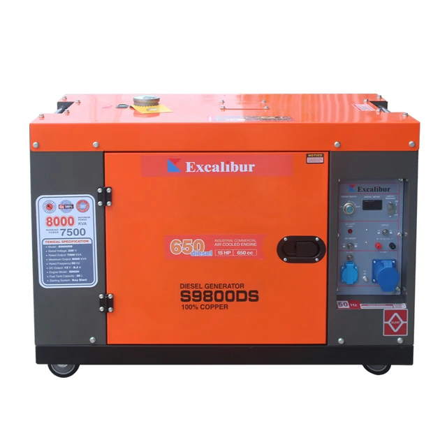 Direct Selling Excalibur hot sale Air cooled Cheap 5kw 6kw 7kw german diesel generator electric generator for home