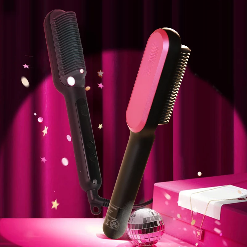 Anion Hair Straightener Comb wholesale high quality OZONE tech mist