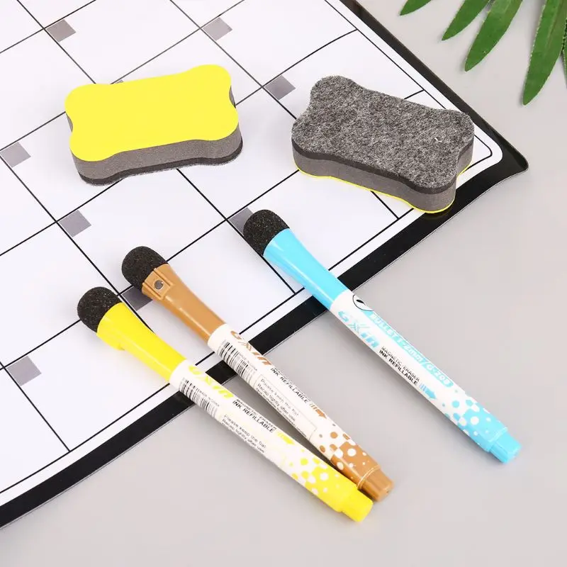 HONESTTREE Magnet Whiteboard Weekly Planner Magnetic Dry Erase Monthly Calendar For Refrigerator Custom Magnetic Calendars