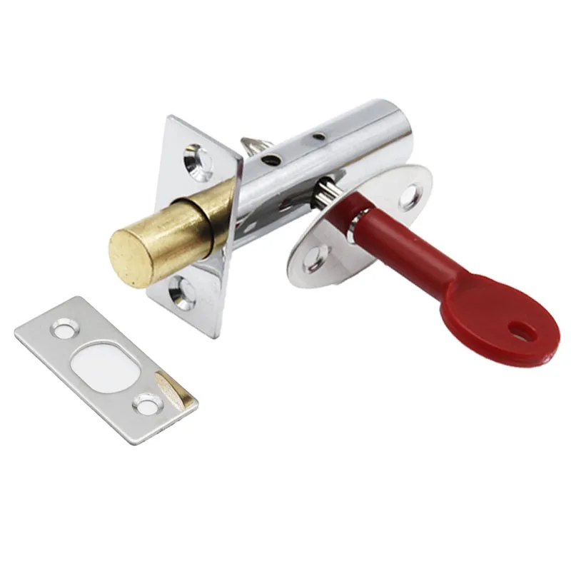 Hardware Pipe Tube lock Fitting Furniture Metal Stainless steel  Lock For Drawer Cabinet Drawer Lock Security Padlock