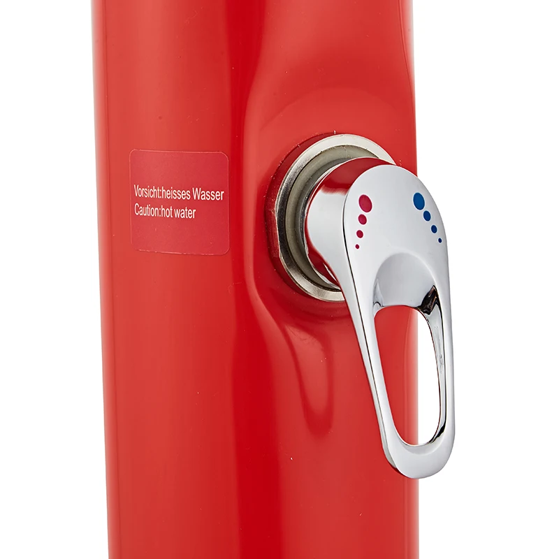 Hot Sale Beach Modern Outdoor Shower Column Set Solar Shower Column Poolside shower tower