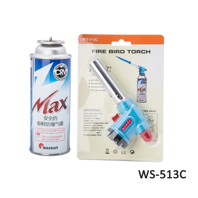 WS-513C CE Certificates Portable Refillable Soldering Welding Brazing Jet Flame