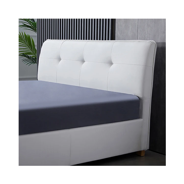 
high Performance wooden frame modern European-style wood bed with factory direct sale price 