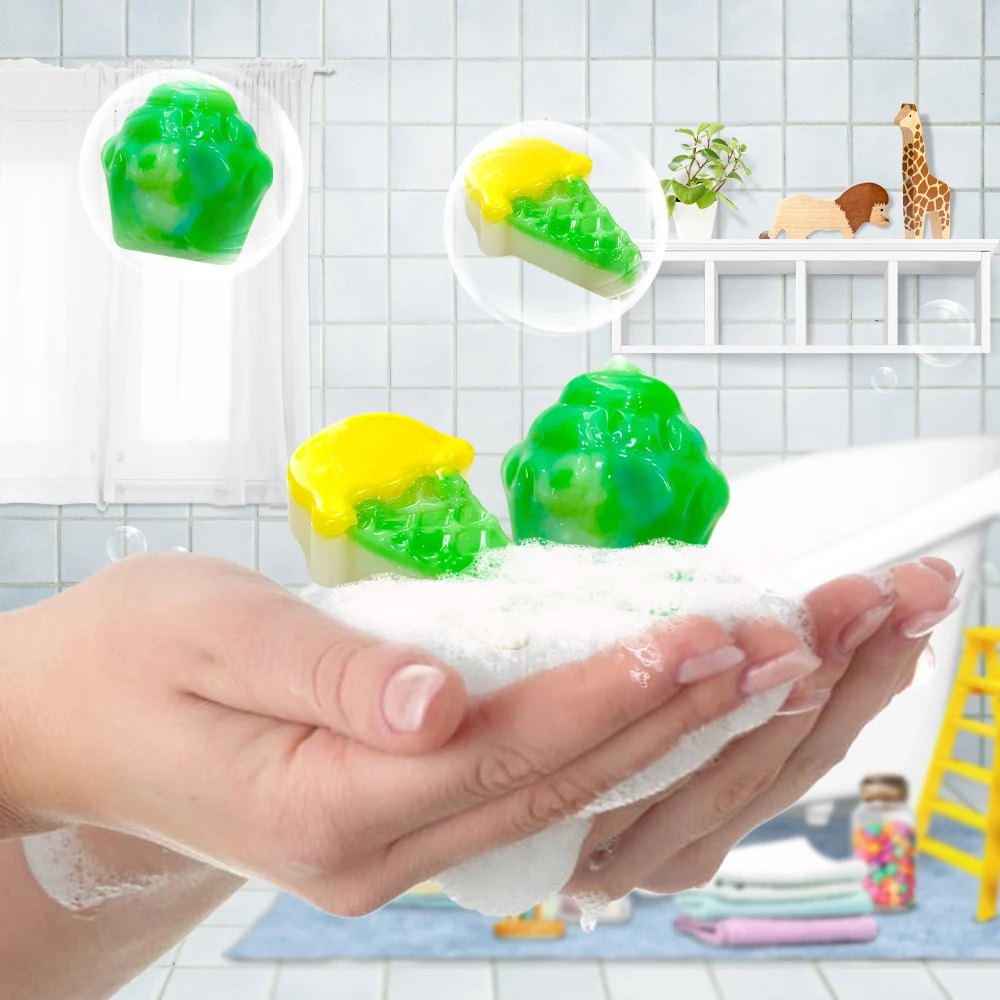 2024 DIY Base Soap Educational Arts And Crafts Supplies Soap Making Ice Cream Kits For Girls And Boys