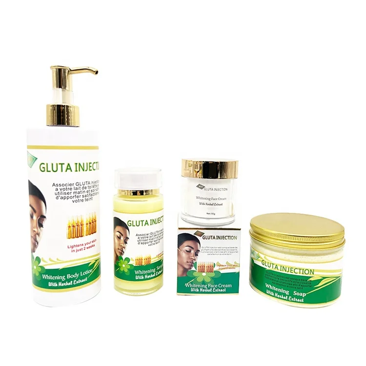 Natural Organic Herbal Extract Gluta Super Whitening  Brightening Moisturizing Remove Pimple Dark Spot Skincare Set