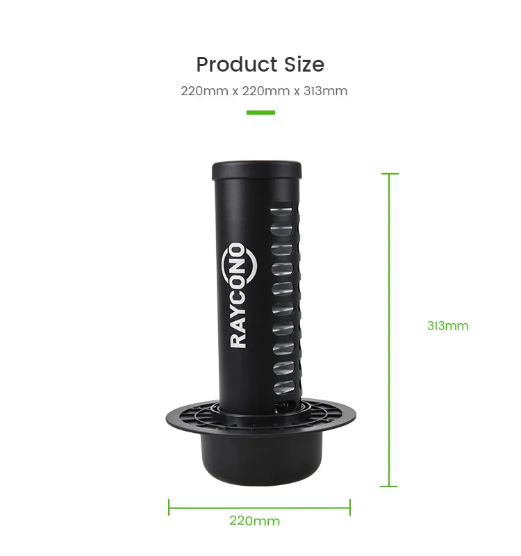 China Manufacturer Harmless Smart Compact Plug In Ozone Air Purifier  For Hospital