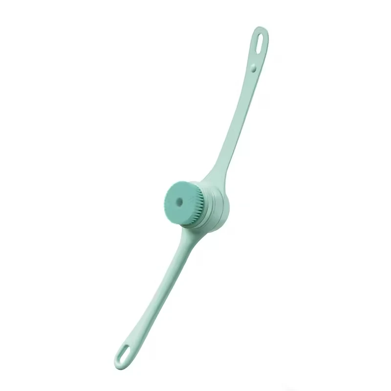 foldable shower brush curved handle metene grooming wall mounted electric exfoliating best back and foot long