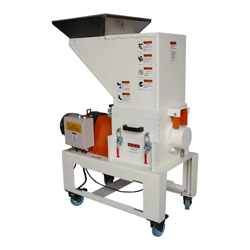 strong plastic crusher recycle raw waste rubber crushing machine