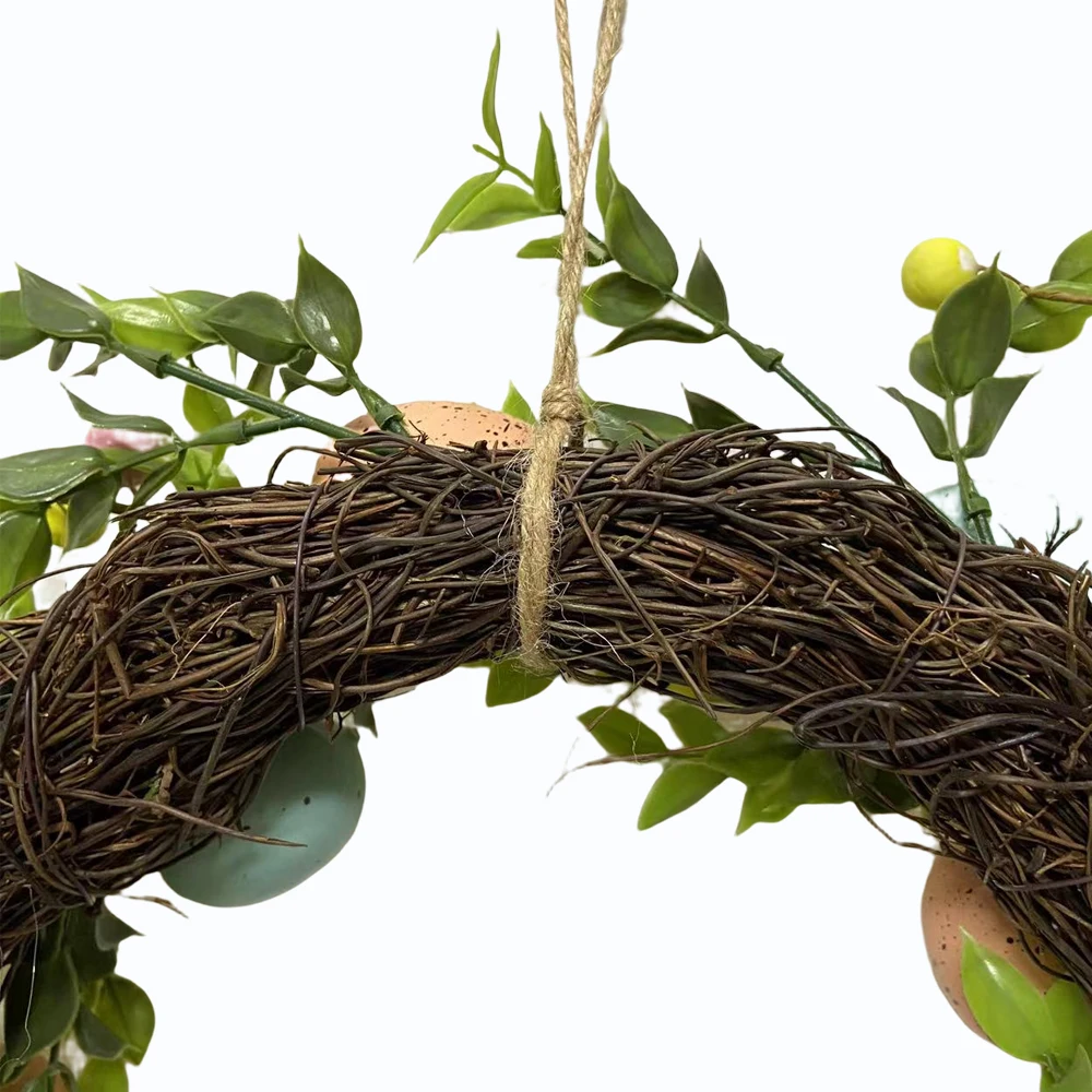 2023 New Arrivals Eggs Easter Wreaths for Front Door Wreaths Easter Decorations Easter Decor