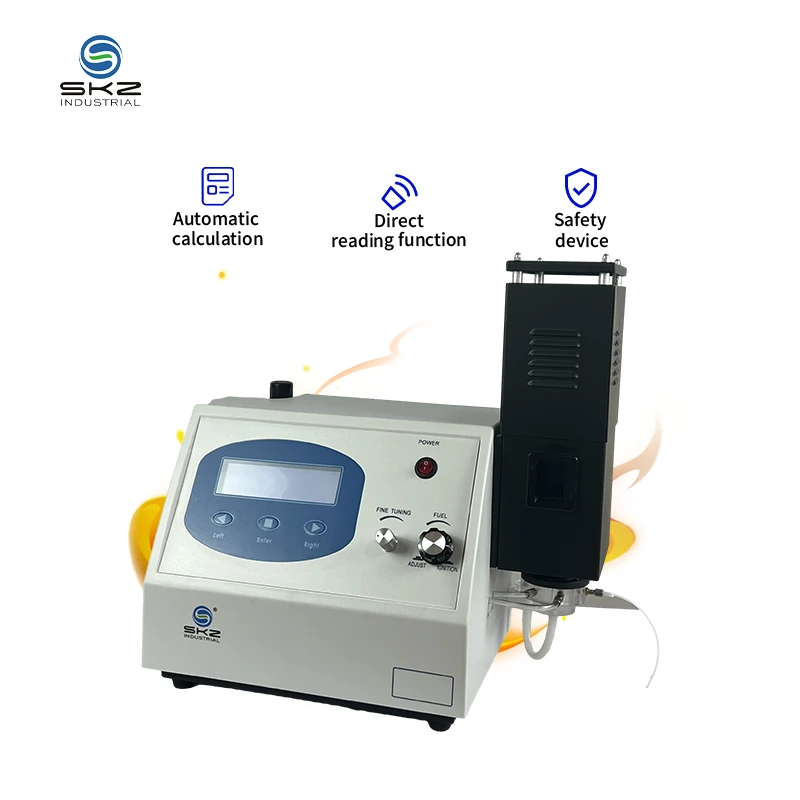 Hot selling digital automatic flame photometer price with Direct printing device