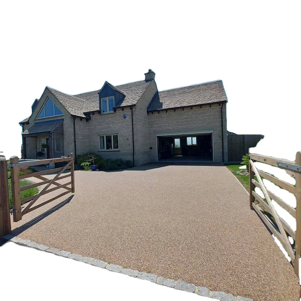 epoxy resins   binder Puddle free paving resin bound paving   transparent  liquid  polyurethane resin   driveways forecourts