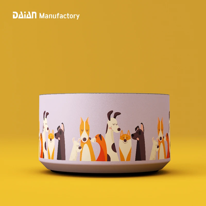 2022 New Products Double Wall Stainless Steel 18oz 32oz 64oz Pet Dog Food Feeding Bowls