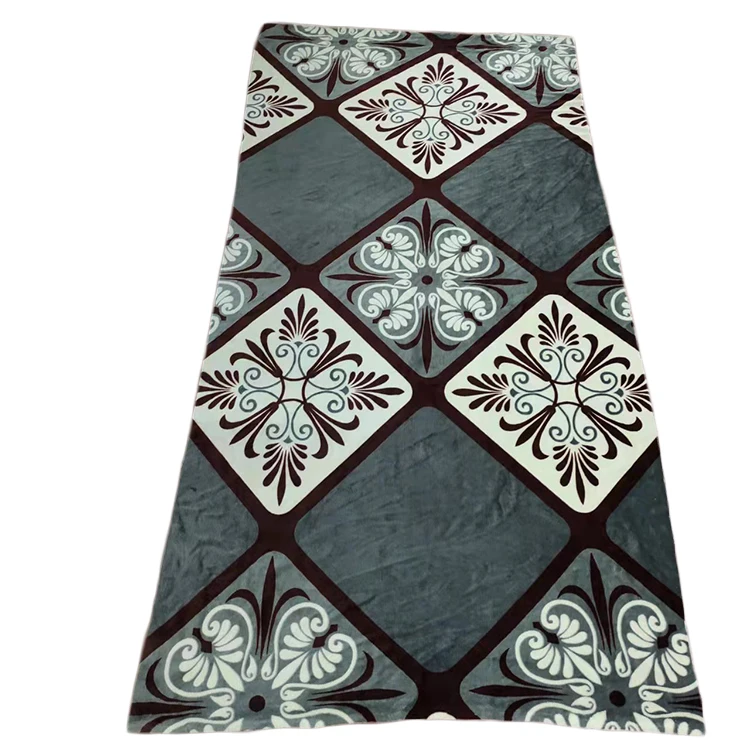 Supplier Black Bottom Fabric Material Single-Sided Printed Flannel Fabrics From China