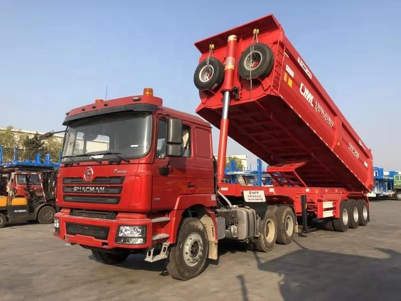 Низкая цена, Гвинея, боксит, загрузка CIMC VICT, 3 оси, 50 куб. М, самосвал, самосвал