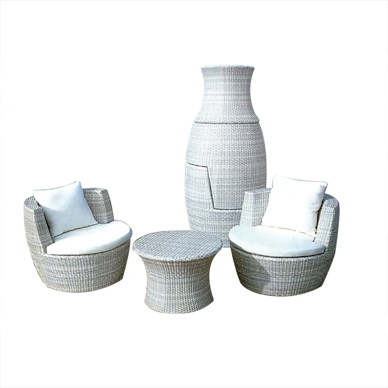 Популярная плетеная уличная мебель для сада, досуга, патио, 2021