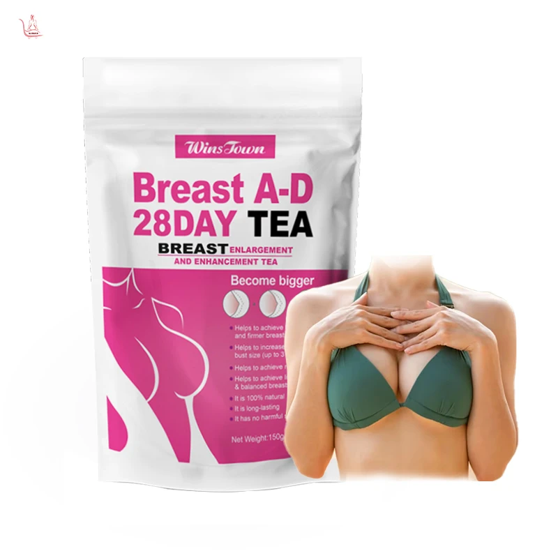 OEM/ODM 28 Days breast enlargement firming tea Fast Growth boobs Firming Sexy Care For Women papaya Big Breast A-D Tea herbs