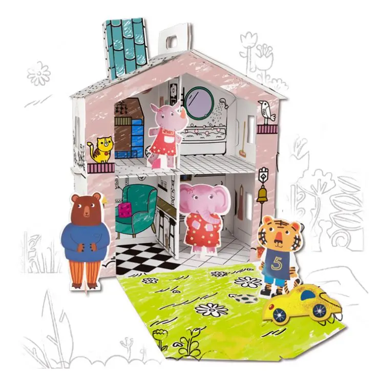 2021 New kids wooden toys My little doll house Other Pretend Play toys for children