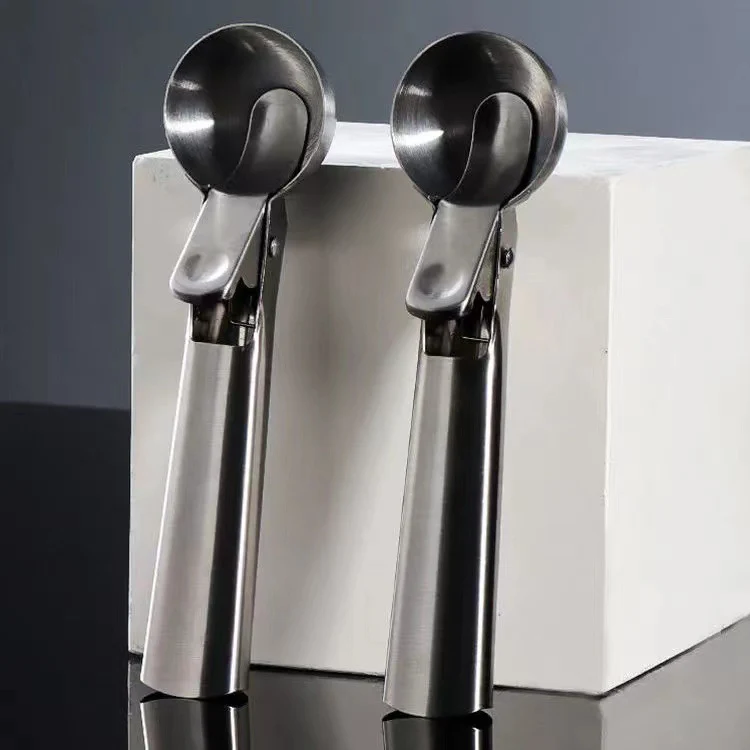 new wholesale hard mini mold freezer Stainless Steel Ice set Cream Scoop