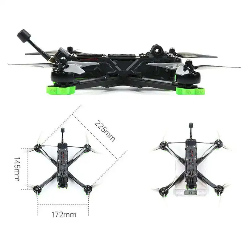 IFlight Nazgul новая модернизация Evoque F5X 6S HD FPV Дрон BNF BLITZ e55 esc vista камера и vtx с m8q-5883-GPS БПЛА аксессуары