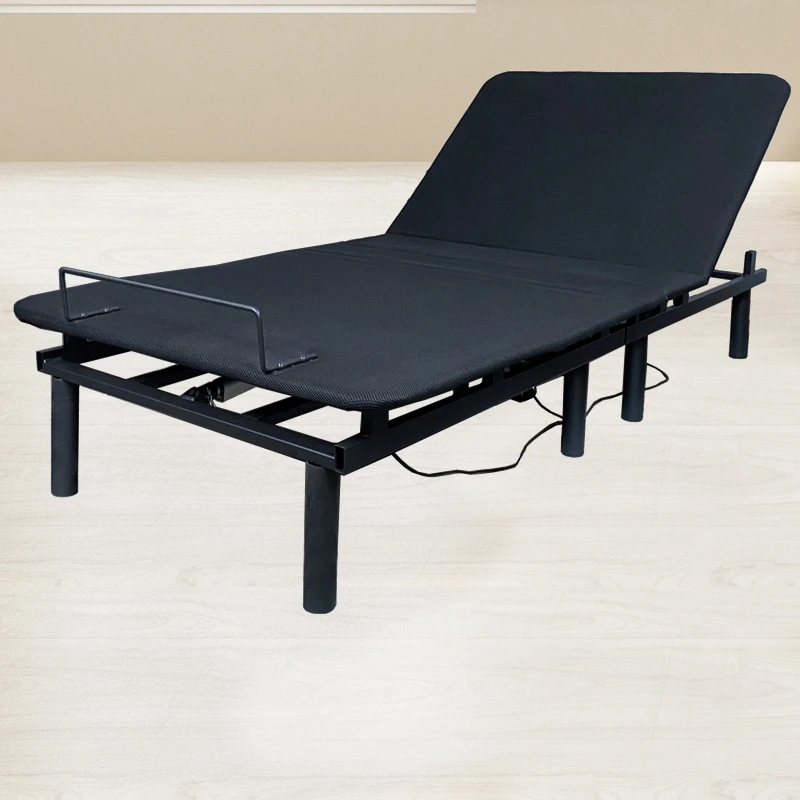 Modern adjust Bed with wood board function Bedroom Furniture set Style multimedia speaker USB charger