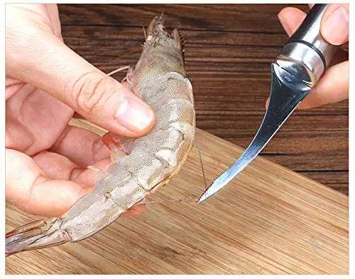 Кухонный гаджет 304 нож для креветок из нержавеющей стали морепродуктов Hotpot домашний