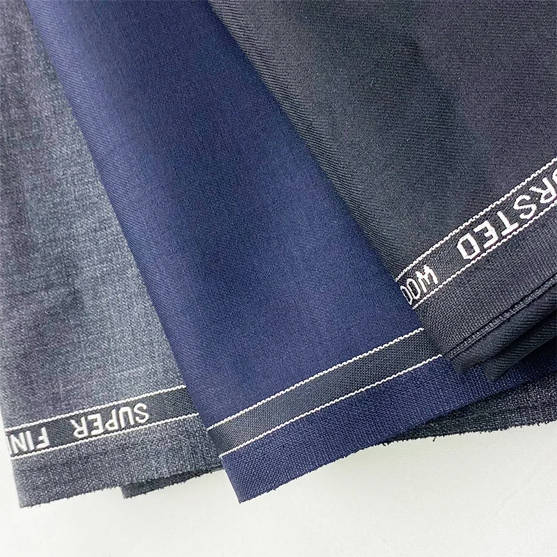 #M5137 70%W 30%P Worsted wool fabric Worsted fabric for suit