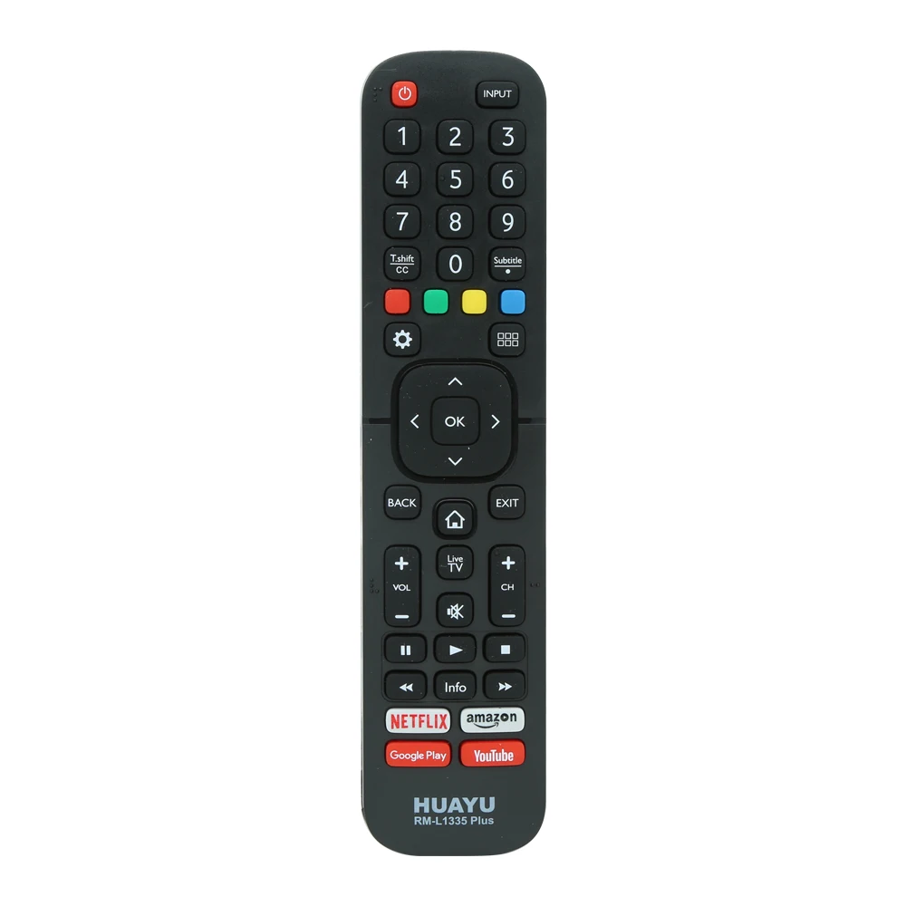HUAYU RM-L1335 PLUS Replacement for All  Hisense Smart LED LCD Universal TV remote control  with NETFLIX YOUTUBE