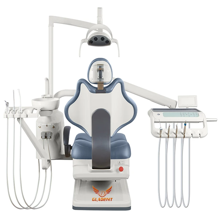 Foshan Gladent Dental Chair Unit Price In Dubai With High Speed Handpiece Tube 2 pcs
