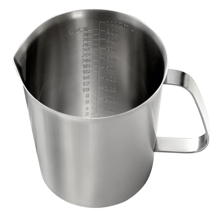Wevi wholesale customized 500ml 1000ml 1500ml 2000ml Sustainable measuring jug stainless steel measuring cup set