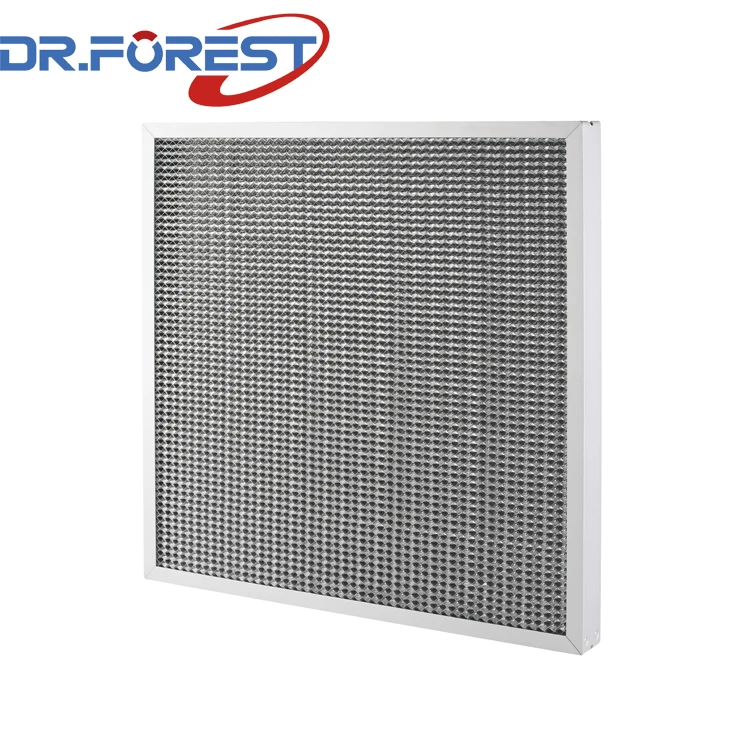 Resist High Low Temperature Honeycomb Filter Kitchen Range Stainless Steel Aluminum Hood Filter