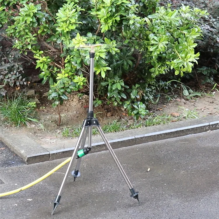 1/2 Inch Brass 3 Arm Rotating Sprinkler Automatic Farm Garden Lawn Irrigation Sprinkler