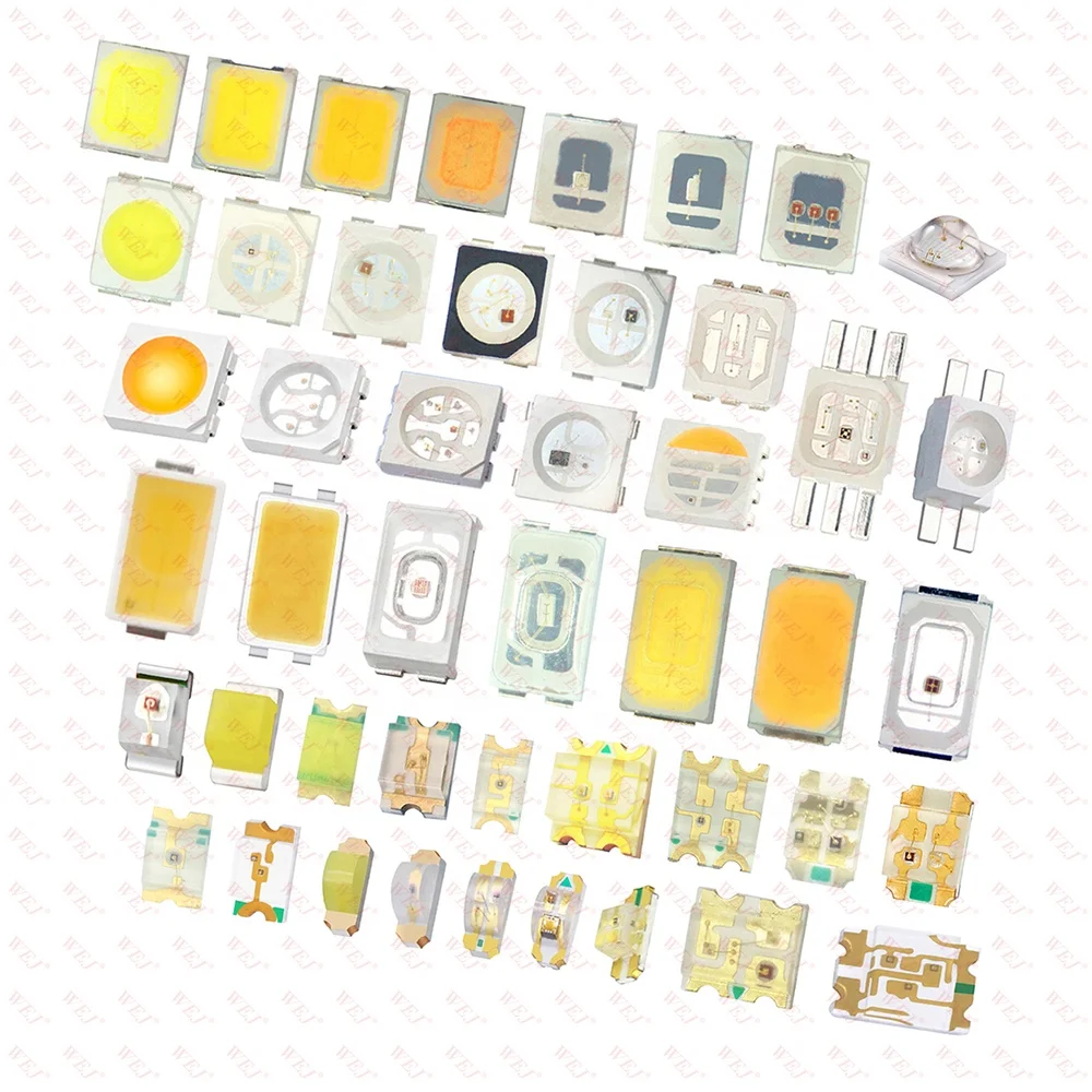 Perfect quality customizable smd led 2835 3014 3030 3535 0603 0805 1206 5730 yellow green blue white led chip