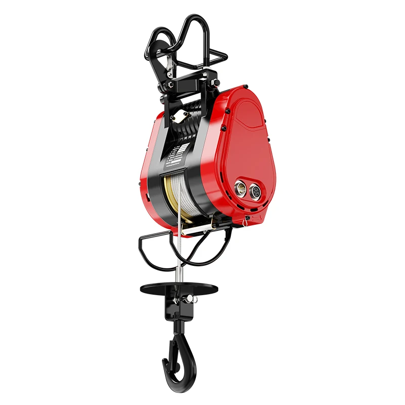 JUREN factory 250kg mini SK electrical portable hoist  wire rope cable wireless remote control lifting hoist lifter winch
