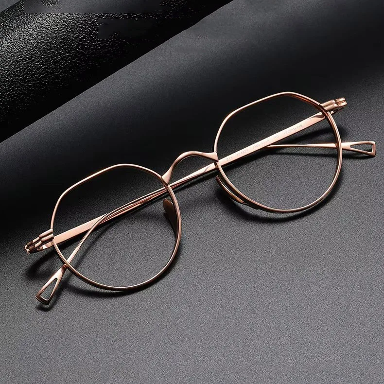 Osicare KMN9916 High Quality Doc Eyewear Optical Frame Label Custom Logo Price Retro Vintage Glasses Titanium Cornice Frames