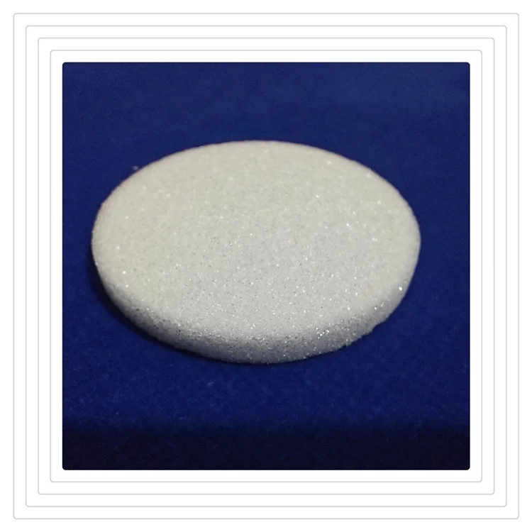 Customized Quartz Glass Frits Porous Glass Filter Plate Disc Quartz Sand