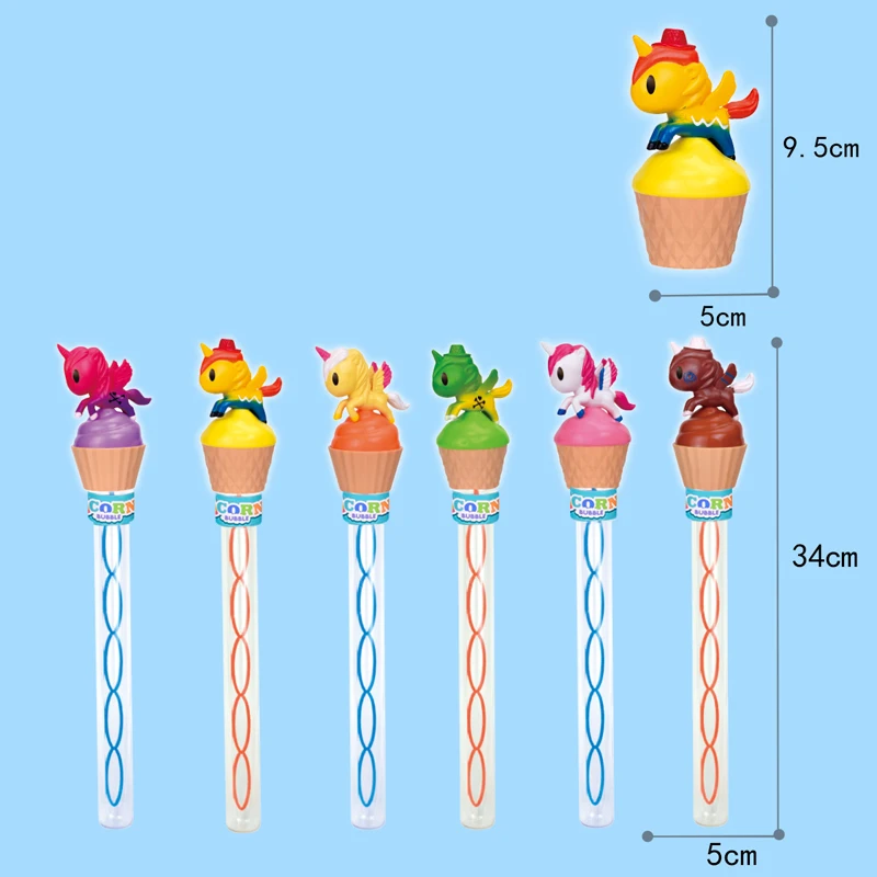 new product ideas 2024 Summer products Beach Play Water Toy cartoon Rocket Bubble Stick Handle Soapy Water Bubble Bottle Wand