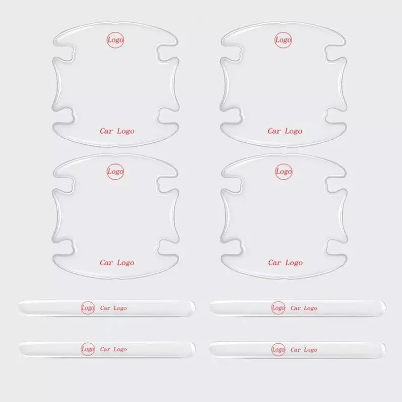 2022 Наклейка на дверь автомобиля с логотипом заказ устойчивая к царапинам крышка пленка ручку внешний аксессуар для